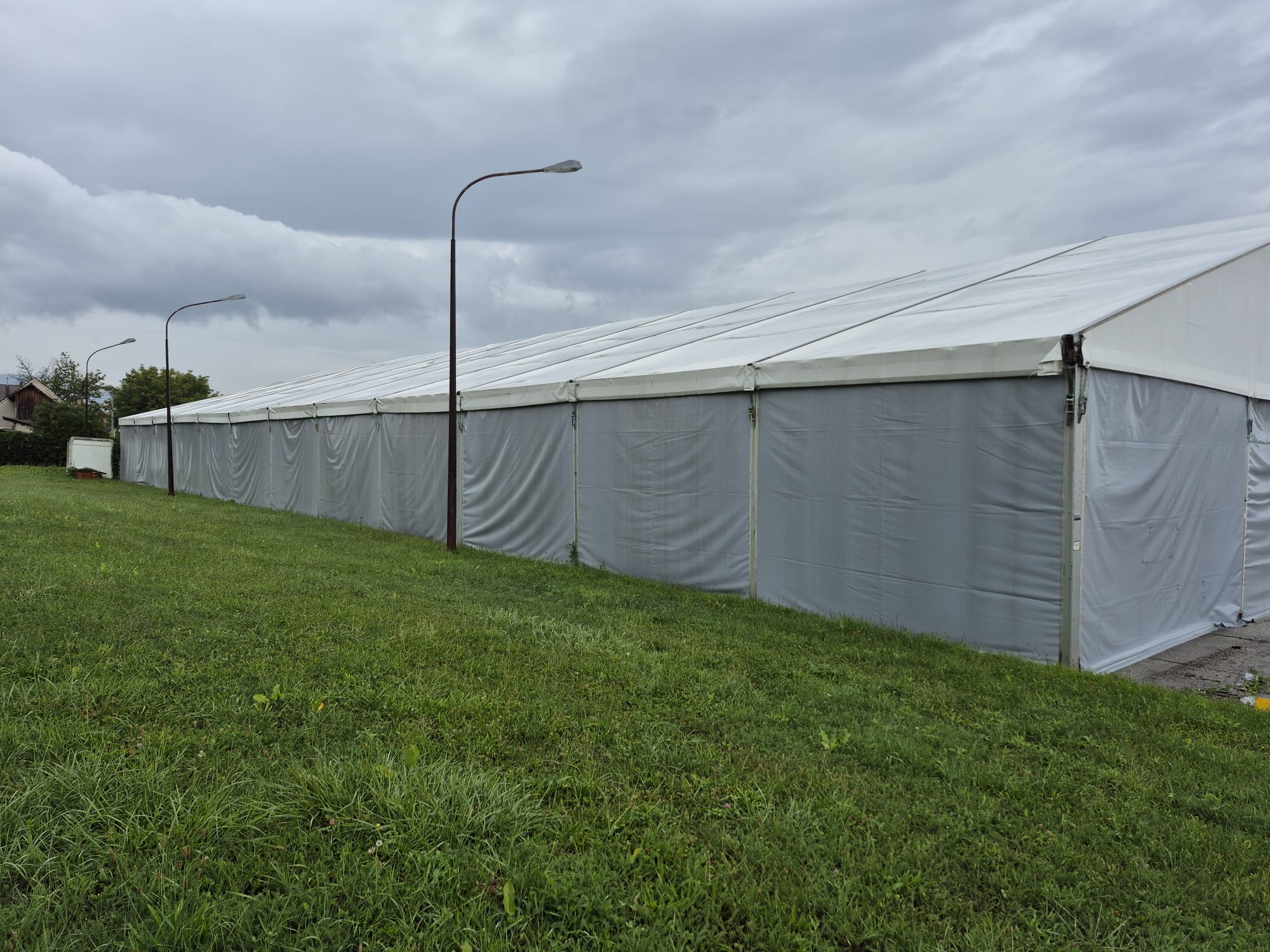 Aluminijski šator – 25x60/4m=1500 m2  