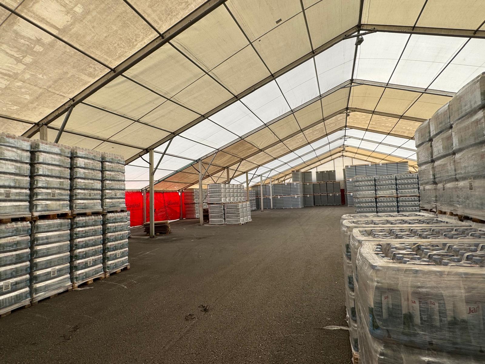 Aluminiumzelt – 30 × 60 / 3 m = 1.800 m²