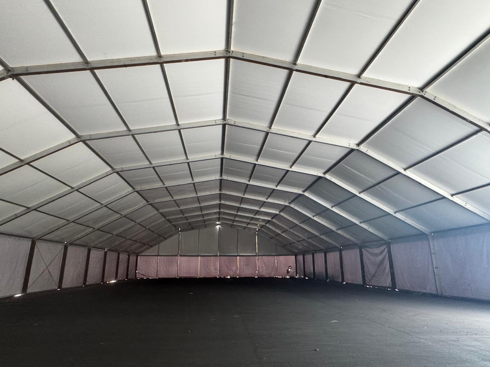 Aluminijski šator – Poligon – 28x55/4m=1540 m2 