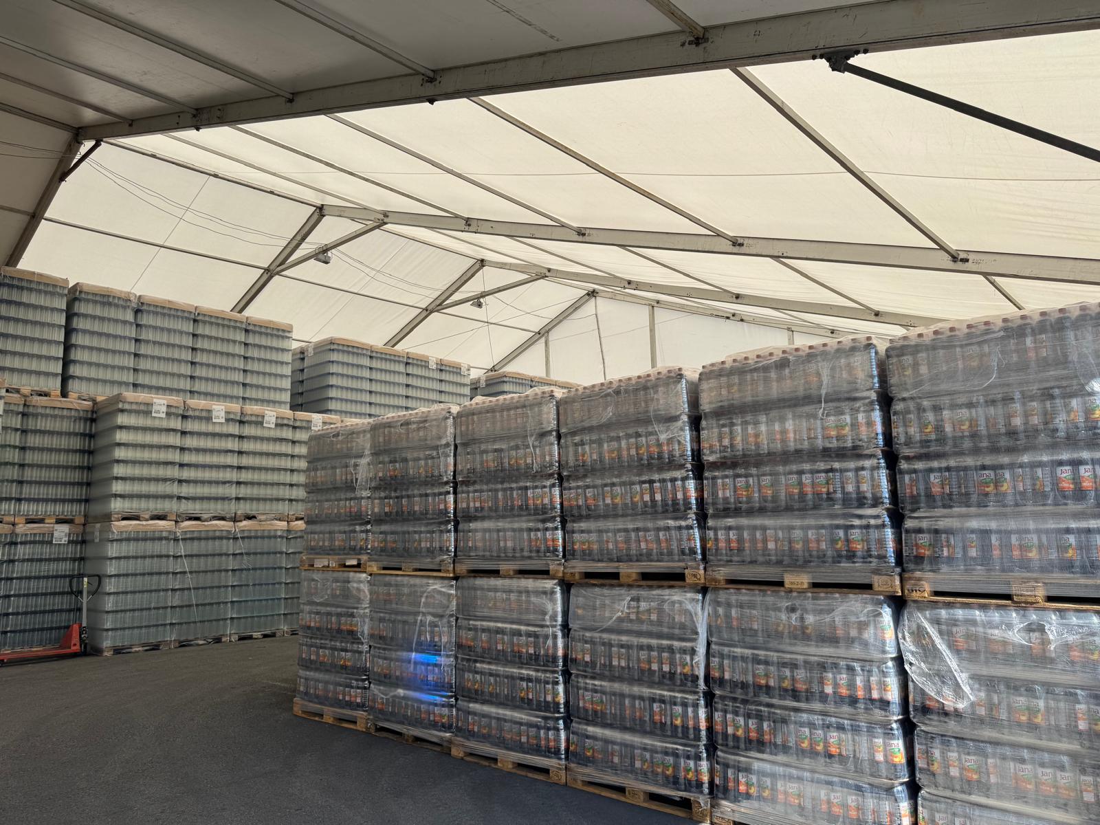 Aluminijski šator – 31x50/4m=1550 m2